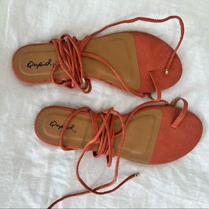 Ankle Wrap Sandals